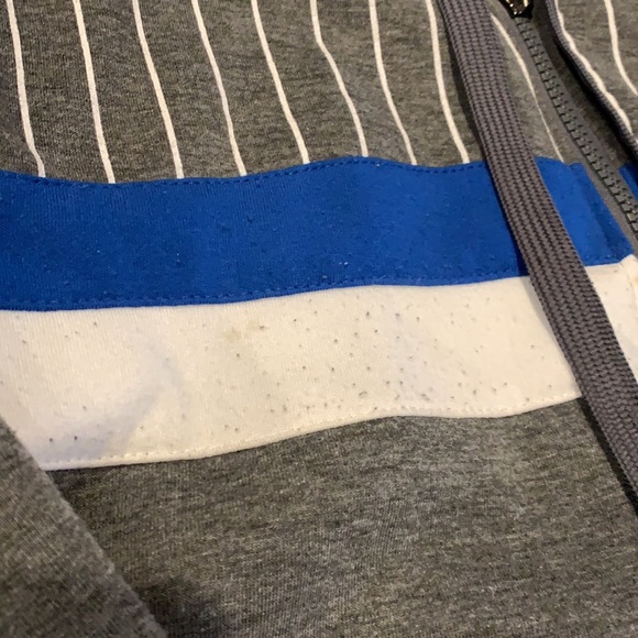 D&M Gray/Blue/White Hoodie Jacket - Picture 6 of 6